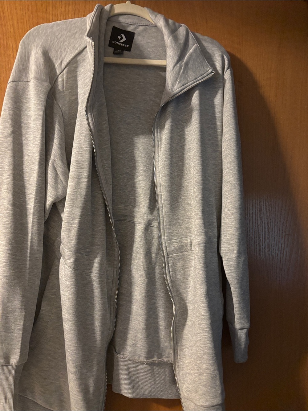 Converse Gray Full-Zip jacket